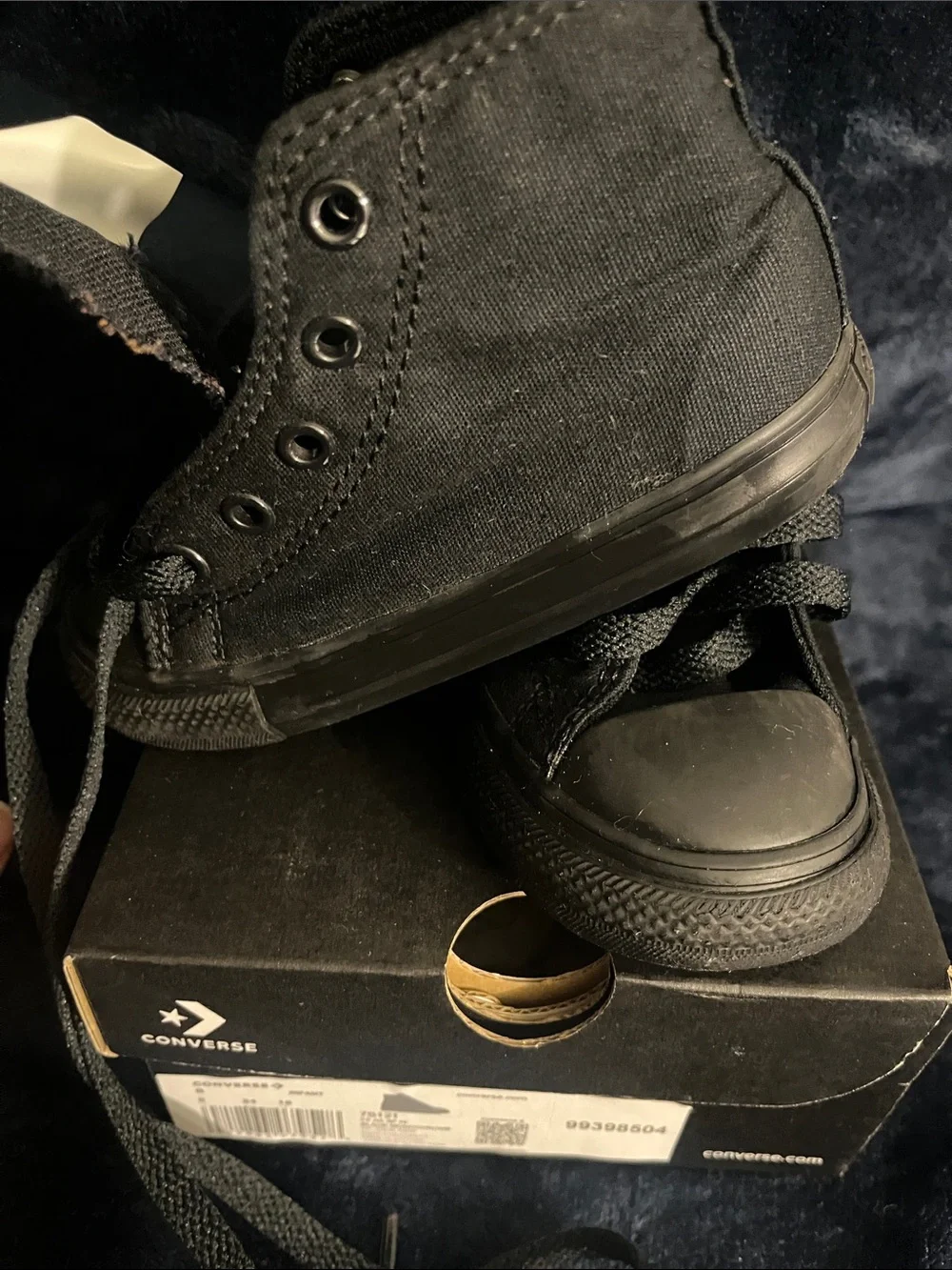 Converse Black High-Top Canvas Sneakers